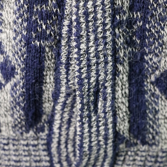 Peter England Blue Geometric Sweater - Picture 2 of 5